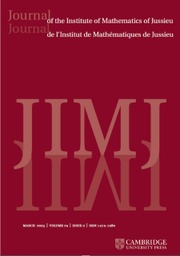 Journal of the Institute of Mathematics of Jussieu